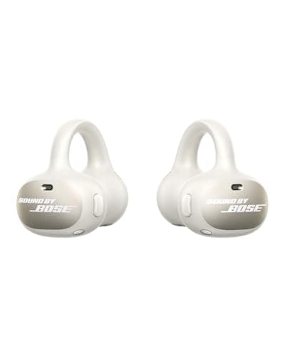 Baseus Inspire XC1 Cuffie Open-Ear, Sound by Bose, Cuffie Bluetooth Cloud Comfort, con Dolby Audio | Hi-Res | Driver Ibrido a 2 Vie | Tweeter Knowles BA, Autonomia 40 h, IP66, Bianco Stellare