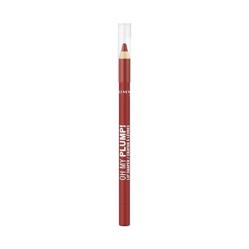 Rimmel London Oh My Plump! Lip Shaper, Matita Labbra ricca di Peptidi, Ultra cremosa, No transfer, 1,2g, 080 Baddie