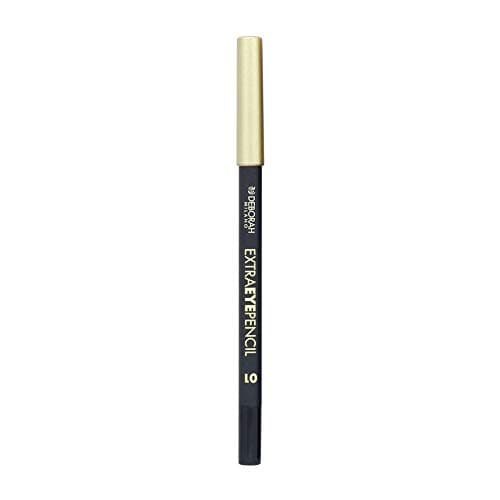 Deborah Milano - Extraeye Pencil N. 1 Matita Occhi Nera Waterproof, Formula a Lunga Tenuta, Tratti Precisi e Immediati per uno Sguardo Intenso senza Sforzo, Dermatologicamente Testata, N.1