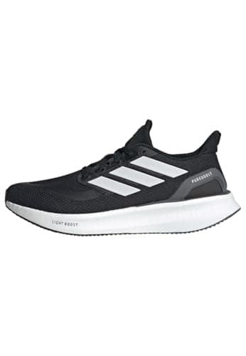adidas Uomo Pureboost 5, Core Black/Ftwr White/Grey Five, 42 EU