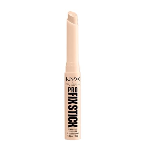NYX Professional Makeup Correttore in Stick, Attenua, Corregge e Illumina, Tenuta fino a 12h, Arricchito con Acido Ialuronico, Pro Fix Stick, Tonalità: Fair, 1,6 g