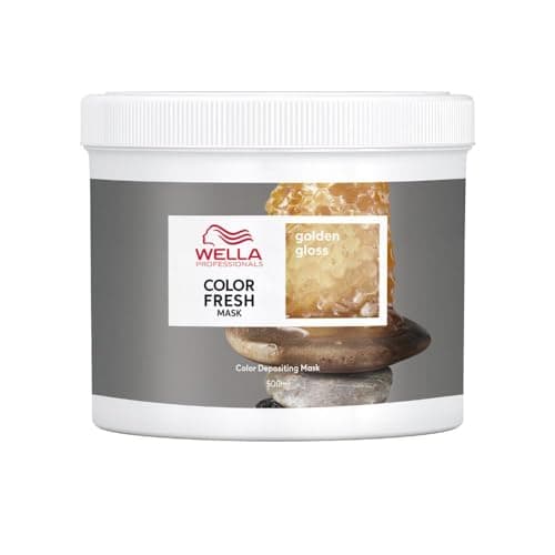 Wella Professionals COLOR FRESH MASKS Golden Gloss Mask | Maschera Colorata Capelli, Tintura Semipermanente | Trattamento Rinfrescante Colore Temporaneo | Per Tutti i Tipi di Capelli, 500ml