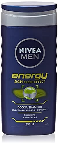 NIVEA Men Doccia Shampoo Uomo Energy - Pacco da 12 x 250 ml