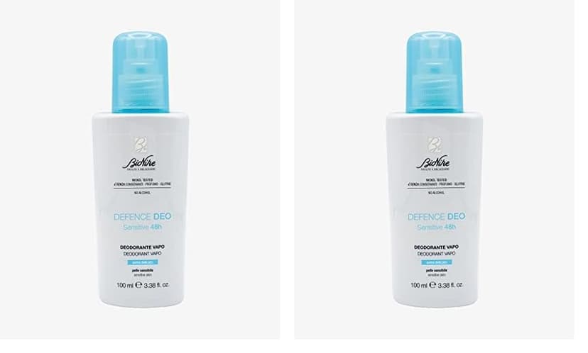 Bionike Defence - Deo Sensitive 48H, Latte Spray Deodorante Antitraspirante, Assorbe Il Sudore Fino A 48 Ore, Dona Ascelle Lenite E Protette, Dermatologicamente Testato, 100 Ml (Confezione da 2)