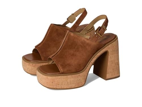 Michael Kors 40R5LEMS1S-230 LEIA PLATFORM SANDAL Donna, LUGGAGE EU 39.5