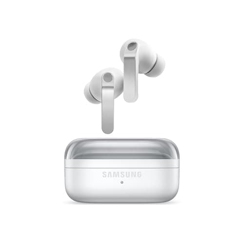 Samsung Galaxy Buds4 Pro White, Altoparlante a 2 Vie, Doppio Amplificatore, Chiamate Cristalline, Audio 360°, ANC Migliorata, Controllo Adattivo Rumore, Galaxy AI con Comandi Vocali [ver. italiana]