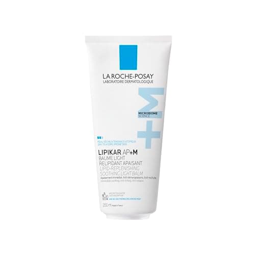 La Roche Posay Lipikar AP+M Balsamo Leggero Anti-Irritazioni, Per Pelle Secca a Tendenza Atopica, Azione Lenitiva Anti-Ricomparsa, Sollievo Immediato dal Prurito, Con Acqua Posae+ e Microresyl, 200 ml