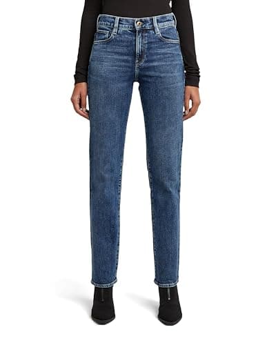 G-STAR Strace Straight Jeans Jeans, Blu (Antique Faded Orinoco Blue D23951-c052-g118), 25W / 28L Donna