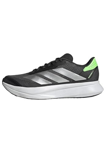 Adidas Uomo Duramo SL 2 Running Shoes, Carbon/Silver Met./Lime Burst, 44 EU