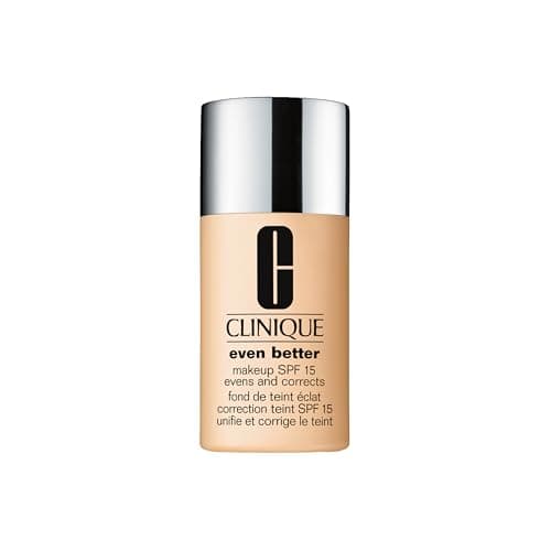 Clinique Even Better Makeup Medium Coverage Foundation Broad Spectrum SPF 15 fondotinta modulabile | Uniforma il tono e riduce l'aspetto delle macchie scure, 30 ml
