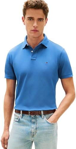 Tommy Hilfiger Polo Uomo 1985 Regular MW0MW17770 S/S Polo, Blu, L