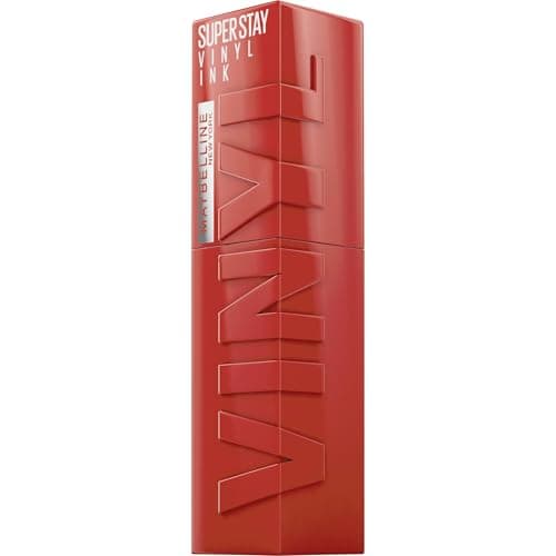 Maybelline New York Rossetto Liquido Super Stay Vinyl Ink Nude Shock, Effetto Vinilico e Labbra Brillanti Fino a 16H, Formula Vegana, 125 Keen, 4,2 ml