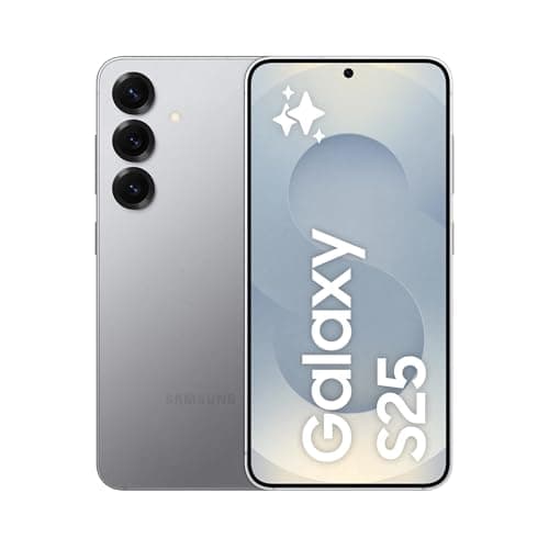 Samsung Galaxy S25 Smartphone AI, 3 anni di Garanzia del produttore, Display 6.2'' FHD+ Dynamic AMOLED 2X, Fotocamera 50MP, RAM 12GB, 512GB, 4.000 mAh, Silver shadow [Versione italiana]