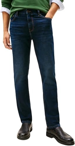 Tommy Hilfiger Denton STR Jasper Ind MW0MW41902 Dritto, Denim, 29W/32L, Denim (Jasper Indigo), W29 / L32