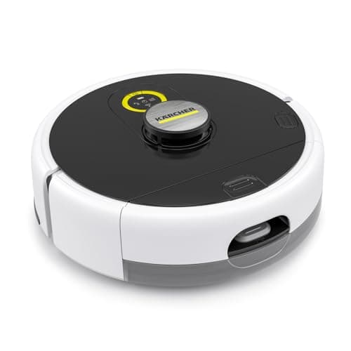 Karcher RCF 3 Robot Lavapavimenti, Controllo tramite smart app, Sistema di navigazione laser LiDAR, Mappatura, Rilevamento di stanze e ostacoli, 120 minuti di Autonomia, Per tutti i tipi di Pavimento