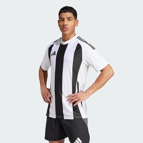 adidas Homme Striped 24 Jersey, White/Black, M