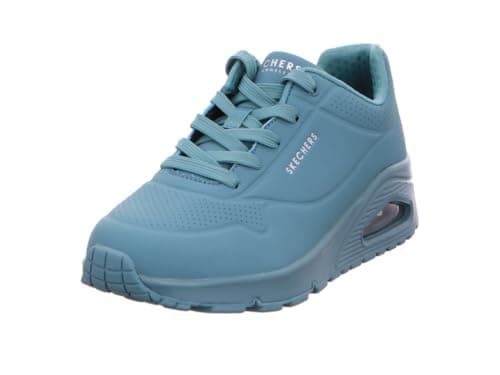 Skechers Uno Stand On Air, Scarpe da ginnastica Donna, Teal Durabuck Mesh, 39.5 EU