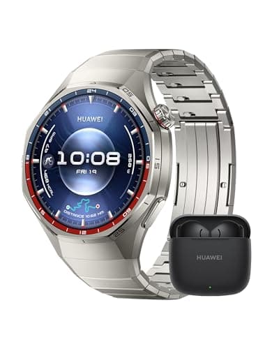 HUAWEI WATCH GT 6 Pro Titanio + FreeBuds SE 3 Nero, Smartwatch, Display AMOLED da 1,47 pollici, Fino a 21 giorni, Ciclismo di Livello Pro, Oltre 100 Modalità Sportive, iOS e Android, Analisi ECG