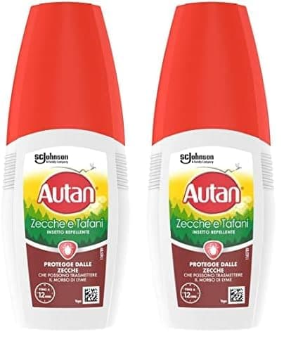 Autan Zecche e Tafani Vapo, Spray Antizecche e antizanzare Comuni, Tigre e Tropicali, Insetto Repellente, 1 Confezione da 200 ml