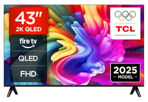 TCL 43SF560 – 43-inch QLED Direct Smart Full HD LED TV with Fire TV and HDR, Metallic Design, Frameless