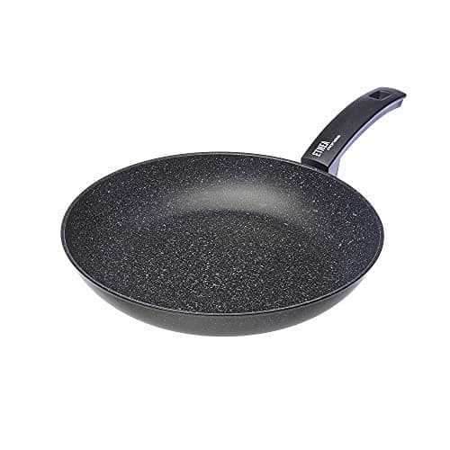 Moneta 0108650132 Etnea Padella, Alluminio forgiato, Antiaderente, Nero, 32 cm