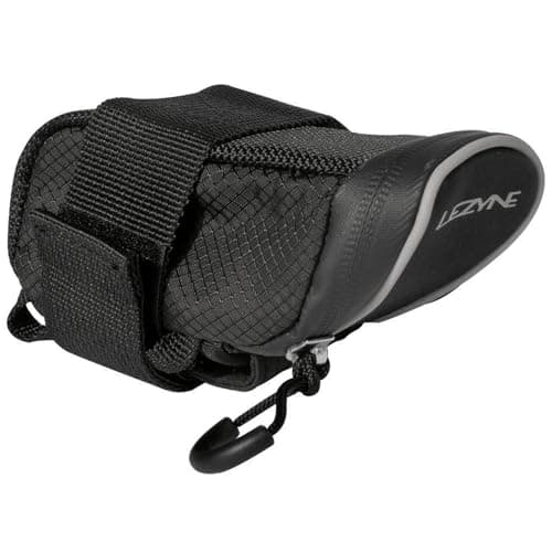 LEZYNE Borsa da sella unisex per adulti, borsa da sella Micro Caddy nera, S