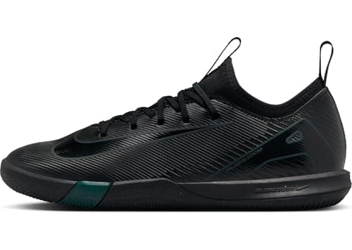 Nike FQ8411-002 JR Zoom Vapor 16 Academy IC Uomo, Black/Deep Jungle/Black EU 32