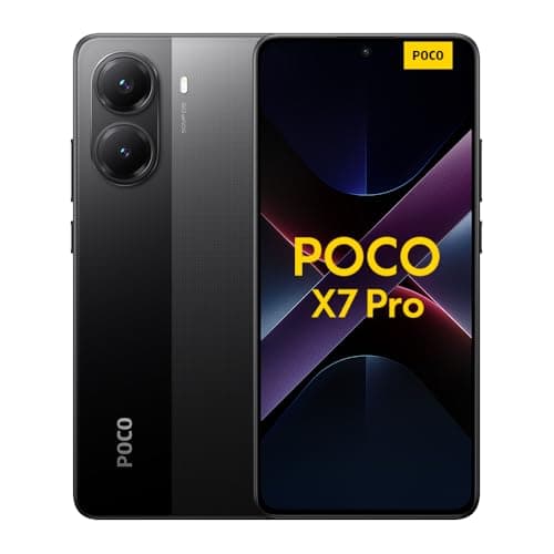 Xiaomi POCO X7 Pro (smartphone), 12+512GB, 50MP camera principale con OIS, batteria da 6.000mAh (typ) con ricarica HyperCharge da 90W, IP68, funzioni AI (caricabatterie non incluso), Nero
