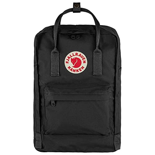 Fjällräven Kånken Laptop 15", Zaino Sportivo Unisex Adulto, Nero, Taglia unica
