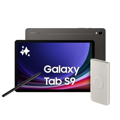 Samsung Galaxy Tab S9, Tablet Ai, Battery Pack incluso, Display 11" Dynamic AMOLED 2X, Wi-Fi, RAM 8GB, 128GB SSD, 8.400 mAh, Snapdragon 8 Gen 2, Android 13, IP68 [Versione italiana] 2023
