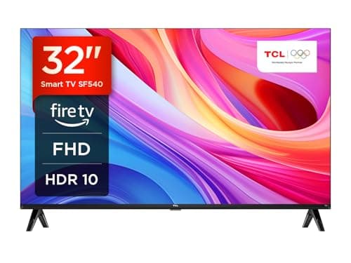 TCL 32SF540 TV 32" Full HD HDR e HLG Fire TV, Dolby Audio DTS Virtual: X, Design Bezel Less, Controllo Vocale, Bluetooth 5.0