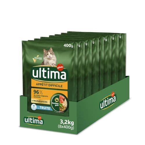 Ultima - Appetito per gatto, 400 g, confezione da 8